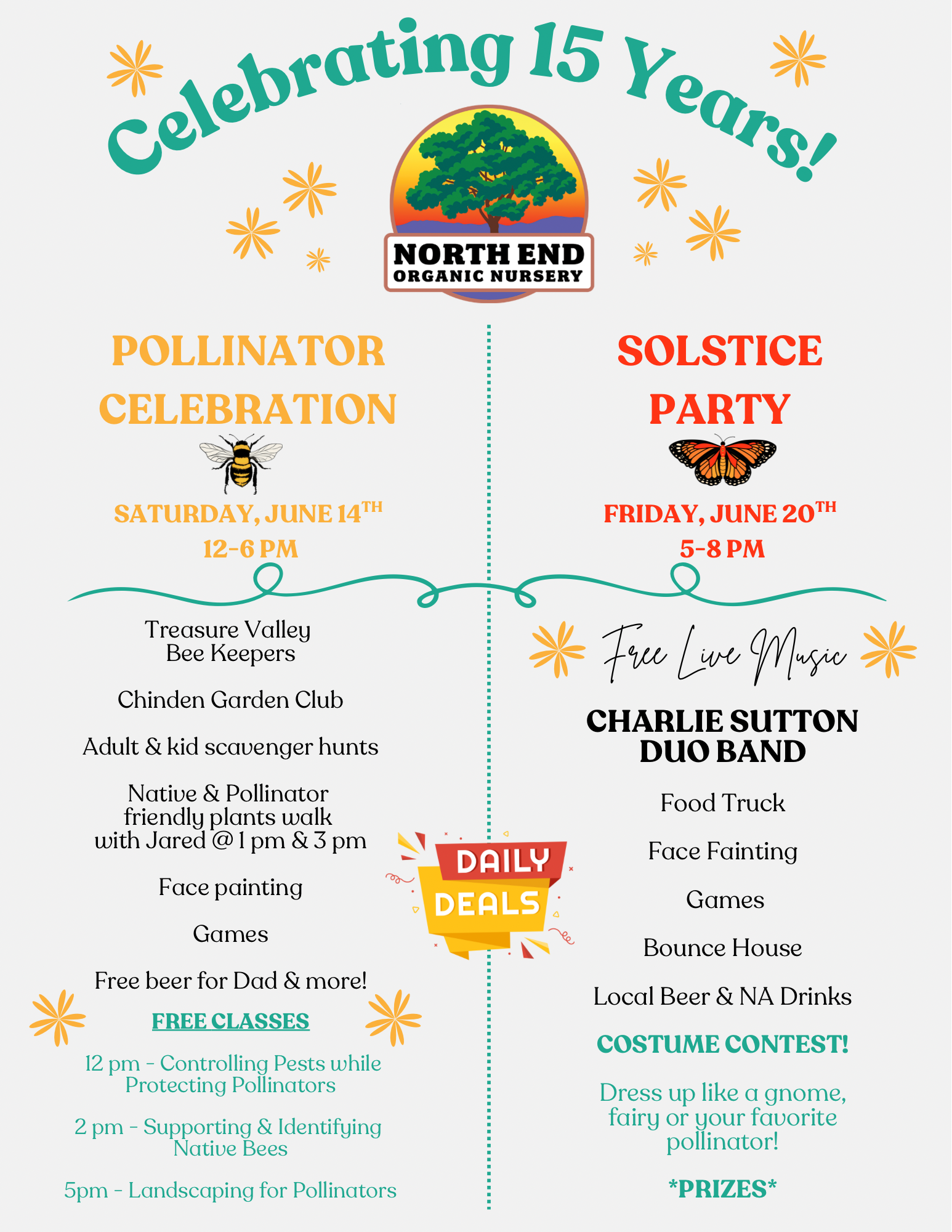 POLLINATOR and SOLSTICE PARTY JUNE 2025